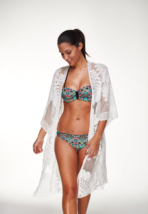 Floral Lace Beach Cover Up 2