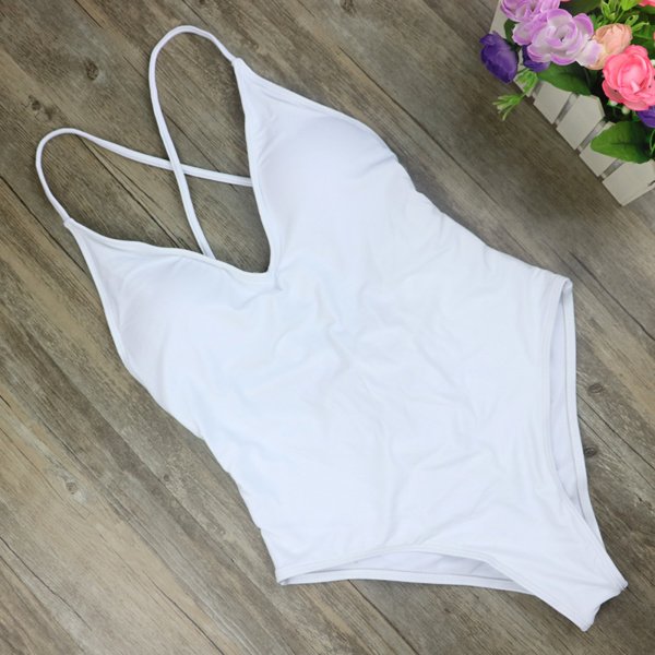 High Cut Backless Swimsuit 3